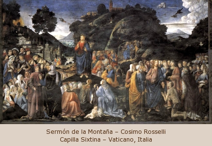 Sermón de la Monataña - Cosimo Rosselli