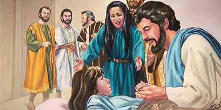 Curación de una mujer y resurrección de la hija de Jairo