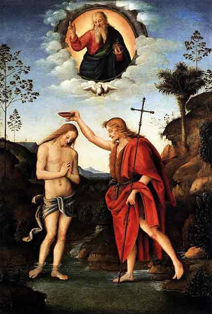 El bautismo de Jesús El bautismo de Jesús