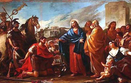 Jesús sana al hijo de un oficial del rey