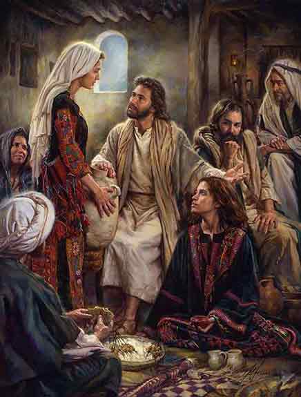 La unción de Jesús en Betania
