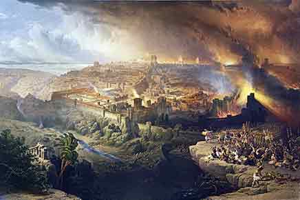Anuncio de la destrucción del Templo Anuncio de la destrucción del Templo