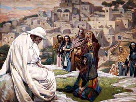 Lamentación de Jesús por las ciudades de Galilea