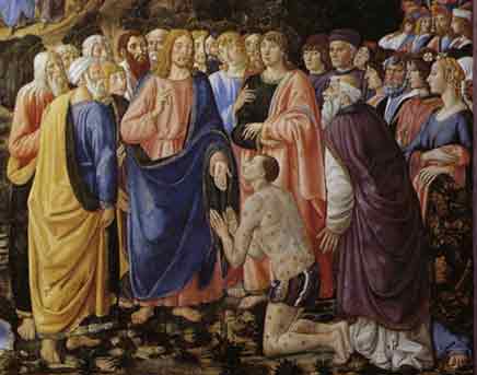 Curación de un leproso Curación de un leproso