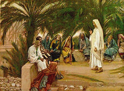 Apóstoles cuentan experiencias a Jesús