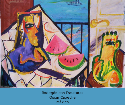 Bodegón con Esculturas - Oscar Capeche - México