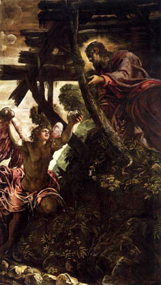 Tintoretto La Tentación de Cristo