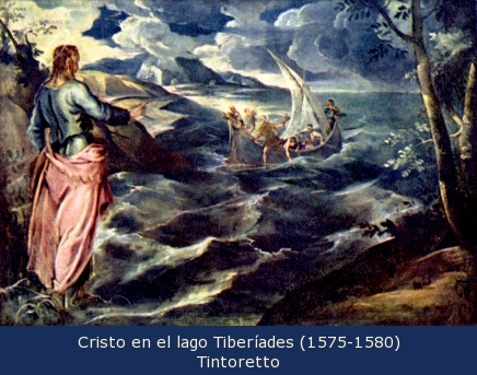 Cristo en el lago Tiberíades