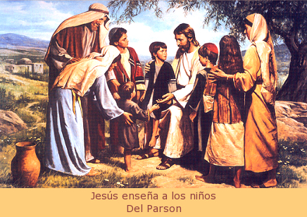 Jesús bendice a los niños