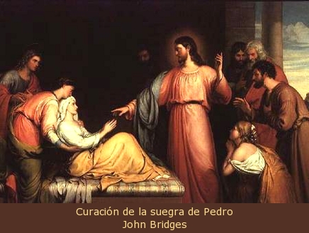 Curación de la suegra de Pedro