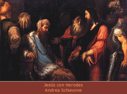 Herodes oye hablar de Jesús