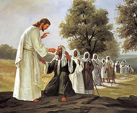 Jesús sana a los enfermos de Genesaret