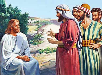 Jesús reprende a Santiago y a Juan