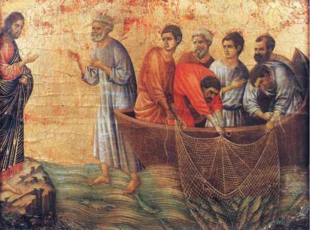 Jesús se aparece a siete de sus discípulos