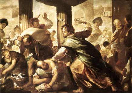 Jesús purifica el templo