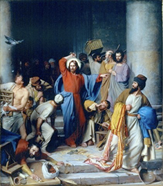 Jesús purifica el templo