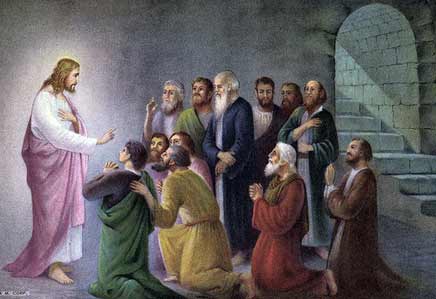 Jesús aparece a sus discípulos
