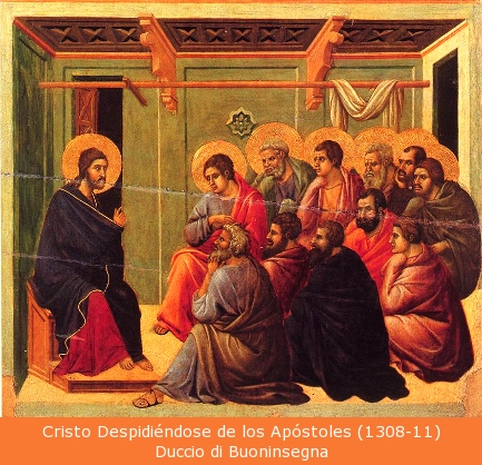 Cristo Despidiéndose de los Apóstoles (1308-11)