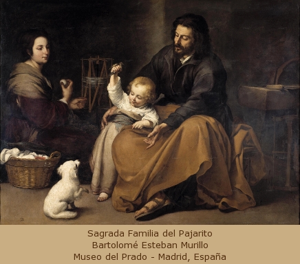 Sagrada Familia del Pajarito - Bartolom é Esteban Murillo