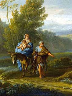 Jan Frans van Bloemen Huida a Egipto Jan Frans van Bloemen Huida a Egipto