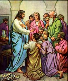 Jesús se aparece a los discípulos
