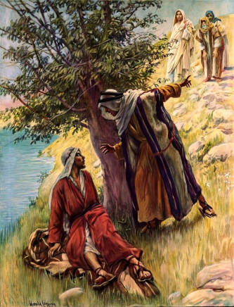 Jesús y Natanael