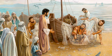 Jesús llama a sus cuatro primeros discípulos
