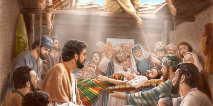 Jesús sana a un paralítico de su pecado y de su enfermedad