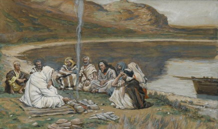 Jesús se aparece a siete de sus discípulos