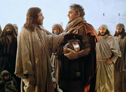 Jesús cura el sirviente del centurión