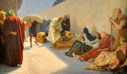 Jesús cura a los enfermos