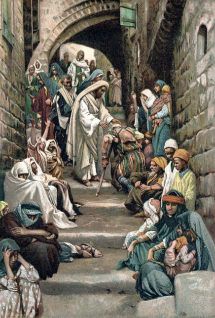 Jesús tocaba a muchos enfermos
