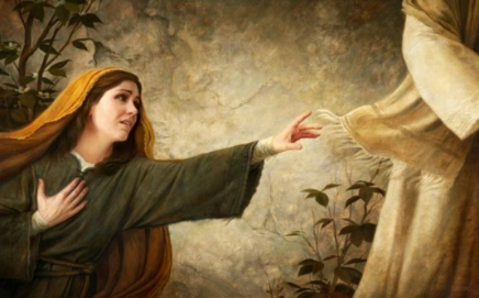 Jesús cura a una mujer y resucita a una niña 