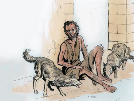 El hombre rico y Lázaro