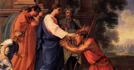 Jesús cura a un sordomudo