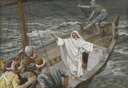Jesús calma la tormenta