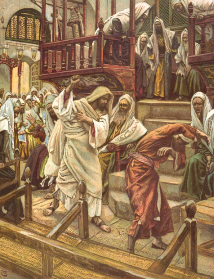 Jesús cura a un hombre