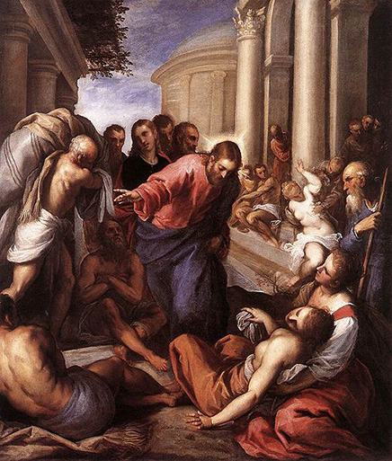 Jesus cura al paralitico de Betsata