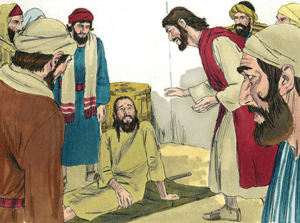 Jesús cura a un paralítico Jesús cura a un paralítico